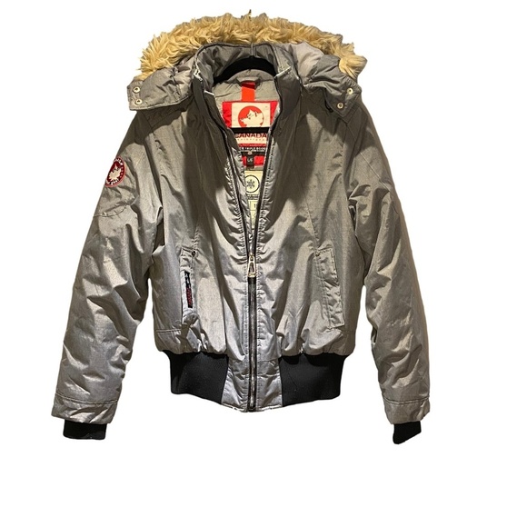 Fairweather CANADA WEATHER GEAR Bomber Jacket Warm Super Triple Goose Grey L - Picture 1 of 15